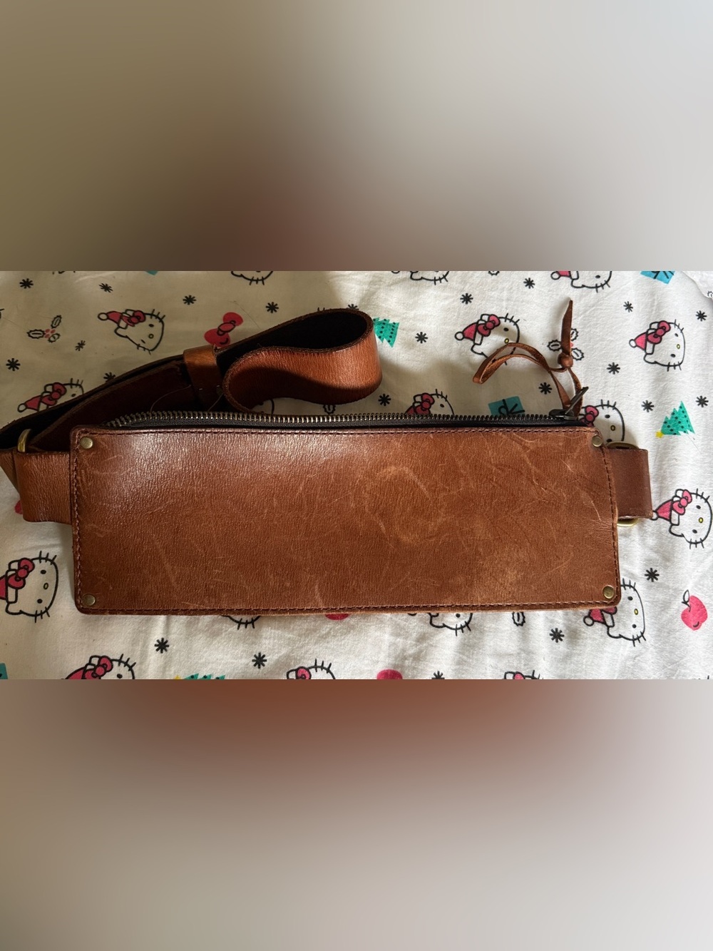 Linea Pelle Vintage Leather Belt Bag